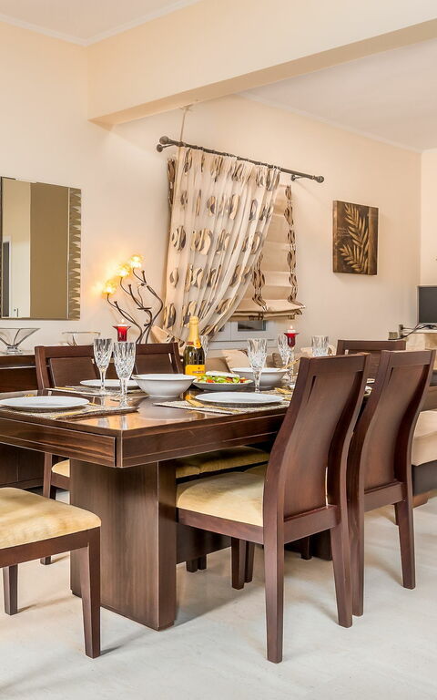 Villa Giador: Dining Room, Living Room