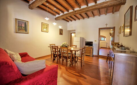 Accommodation Loggiato: Dining Room, Living Room