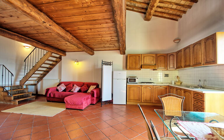 Accommodation Fienile: Dining Room, Kitchen, Living Room