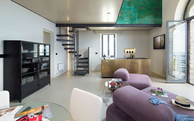 Torre Isola Bella: Dining Room, Living Room