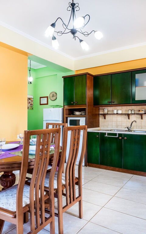 Beachfront Villa Rania: Dining Room, Kitchen