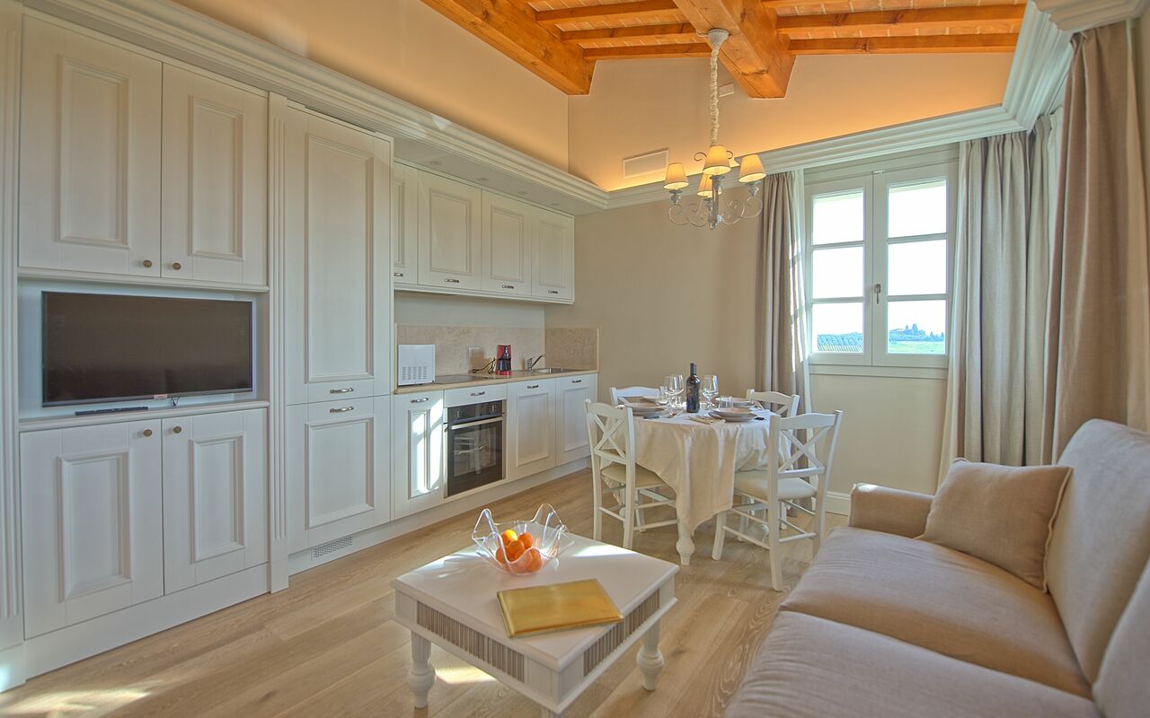 Accommodation Sole Di Vino - 2: Dining Room, Kitchen, Living Room