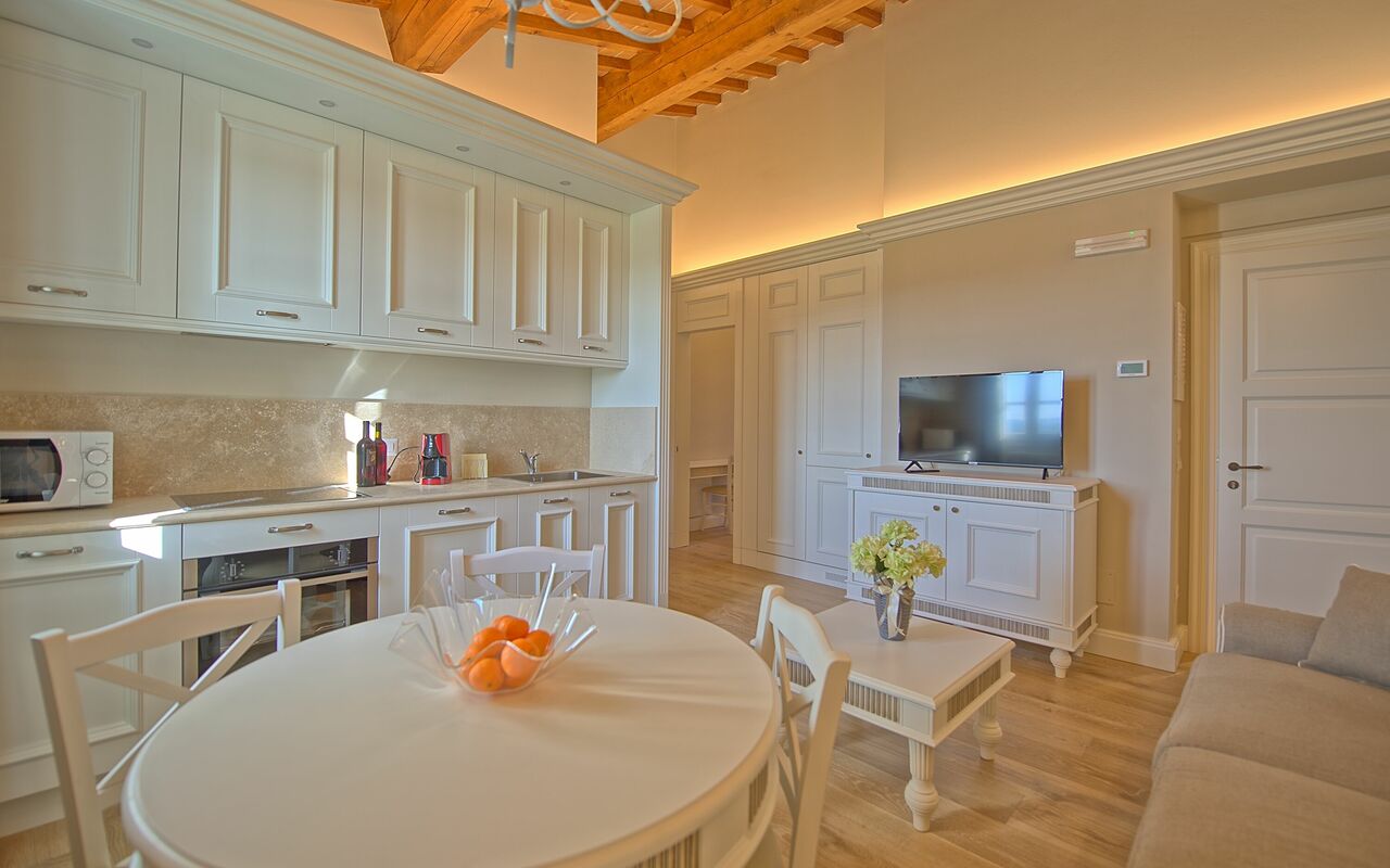 Accommodation Sole Di Vino - 4: Dining Room, Kitchen, Living Room