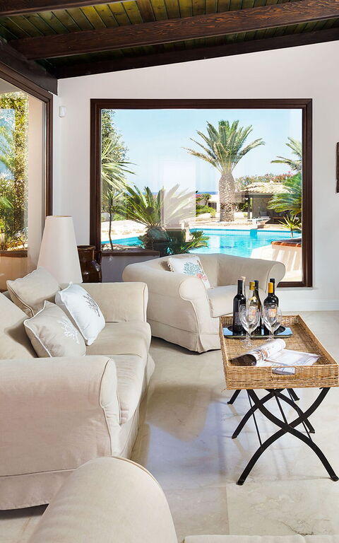 Villa Cala Mancina: Living Room
