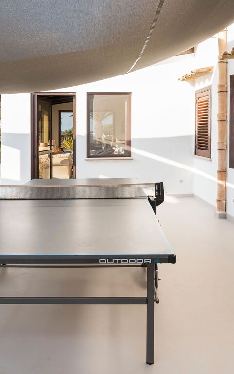 Villa Cala Mancina: Balcony / Terrace / Patio, Building Exterior, Outdoor