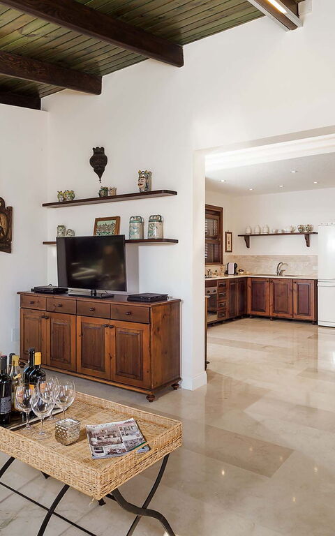 Villa Cala Mancina: Living Room