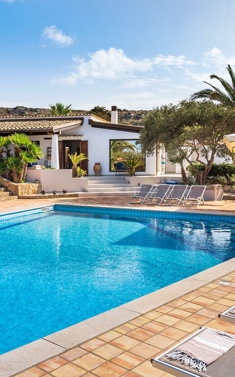 Villa Cala Mancina: Building Exterior, Outdoor, Pool