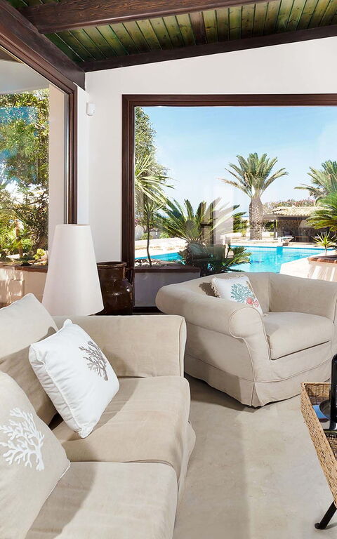 Villa Cala Mancina: Living Room