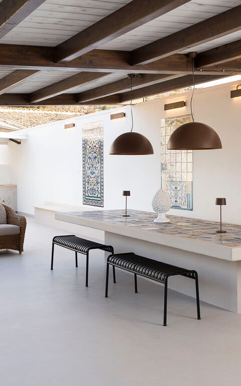 Villa Cala Mancina: Balcony / Terrace / Patio, Building Exterior, Outdoor