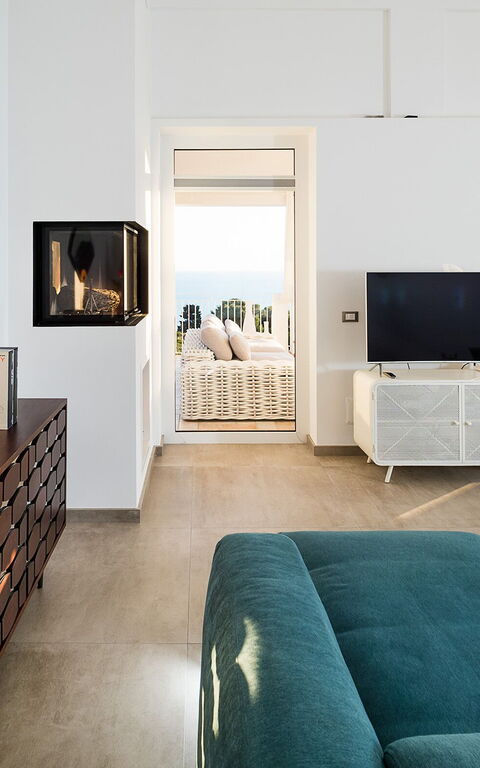 Villa Pales: Living Room