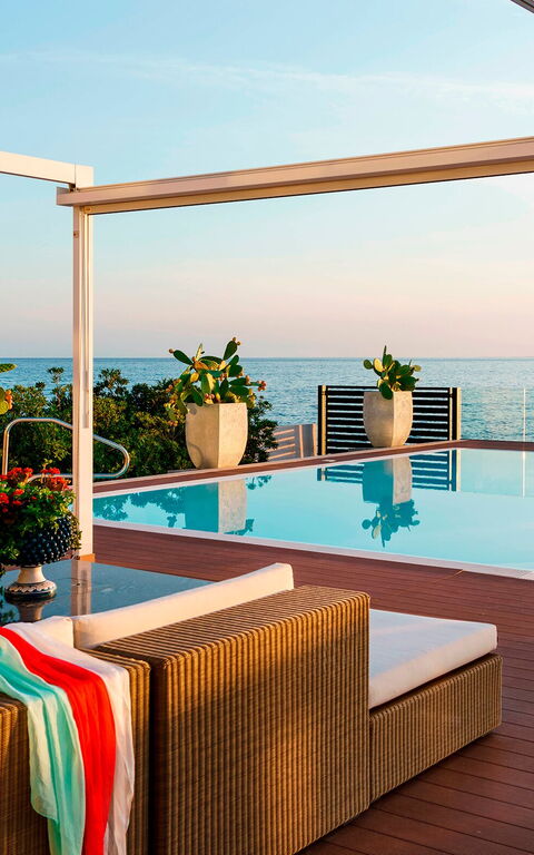 Villa Angelina: Balcony / Terrace / Patio, Garden, Outdoor, Pool