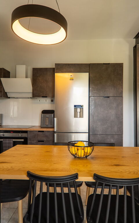 Villa Eftychia: Dining Room, Kitchen