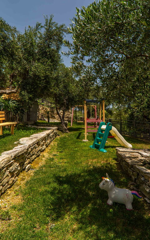 Villa Eftychia: Garden, Outdoor