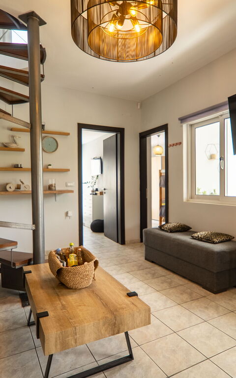 Villa Eftychia: Living Room