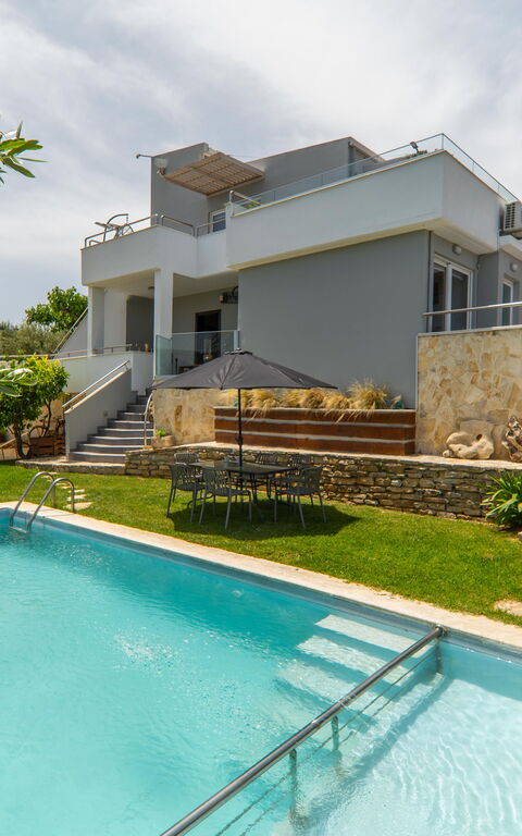 Villa Eftychia: Garden, Outdoor, Pool