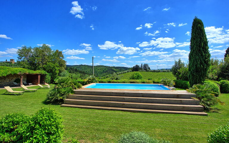 Villa Paneretta: Garden, Pool, Summer