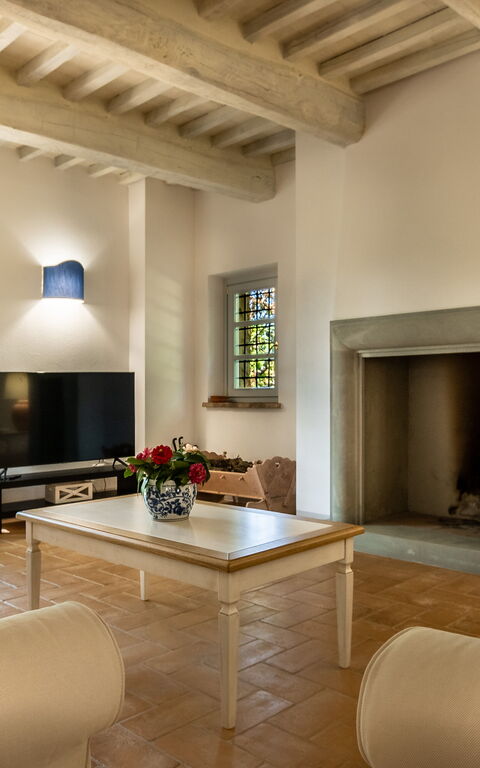 Villa Lucarella: Living Room