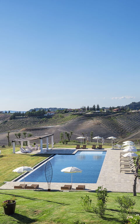 Villa Campana: Garden, Outdoor, Pool, Scenic View, Summer