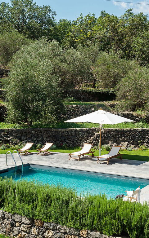 Villa Nerello: Garden, Pool