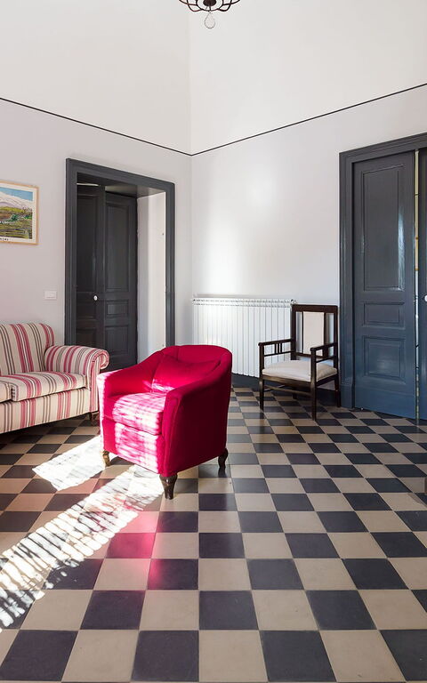 Villa Nerello: Living Room