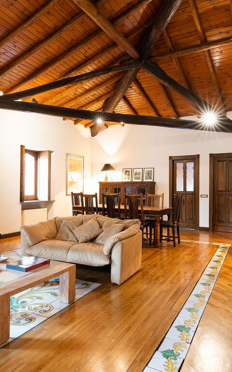 Villa Palmento Rosa: Living Room
