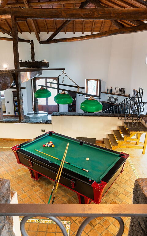 Villa Palmento Rosa: Living Room