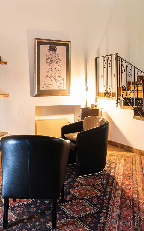 Villa Palmento Rosa: Living Room