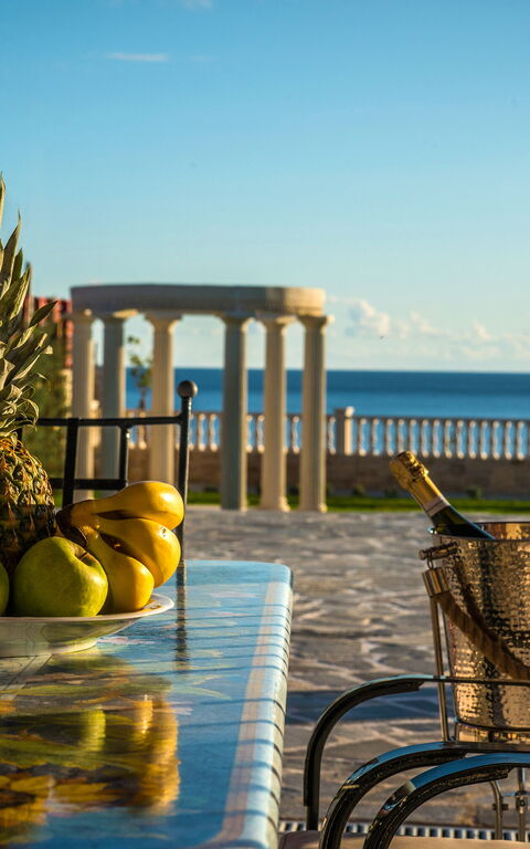 Villa Kalliste: Balcony / Terrace / Patio, Scenic View