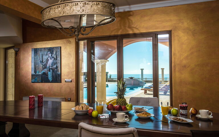 Villa Kalliste: Dining Room, Living Room