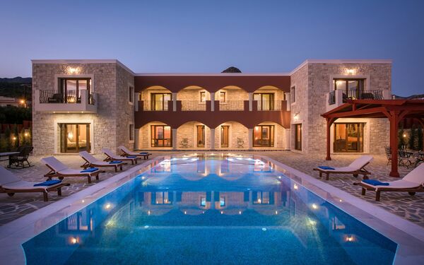 Villa Kalliste: Building Exterior, Pool