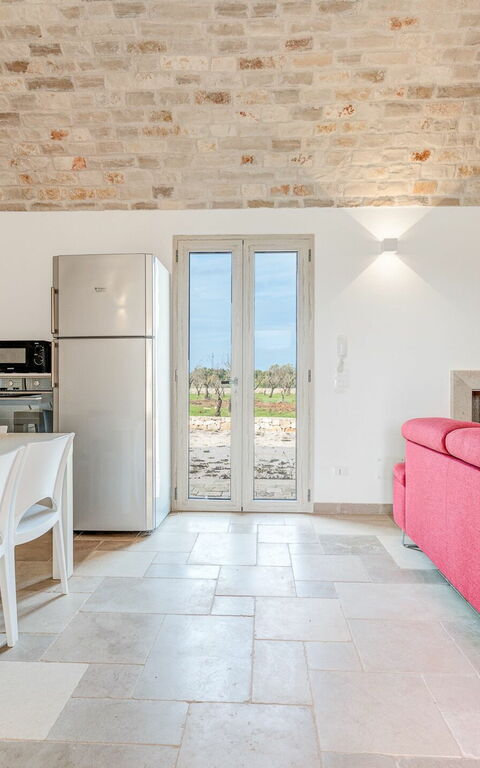 Villa Trullina: Dining Room, Kitchen, Living Room