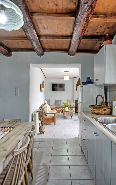 Aretousa: Dining Room, Kitchen