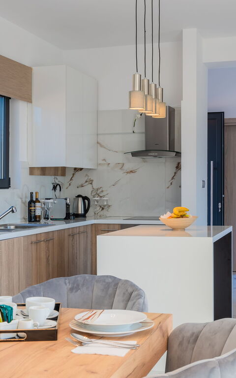 Villa Olivum: Kitchen, Living Room