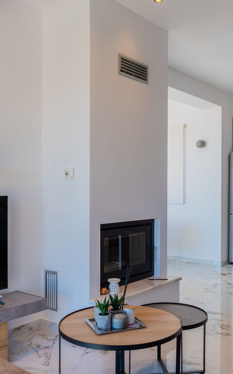 Villa Olivum: Kitchen, Living Room