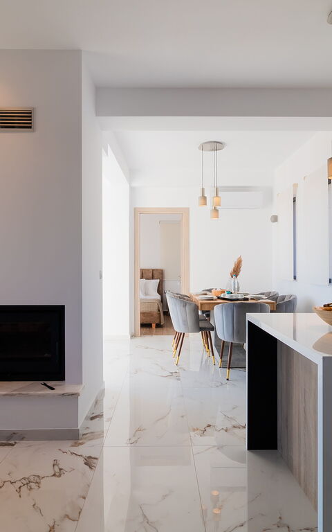 Villa Olivum: Kitchen, Living Room