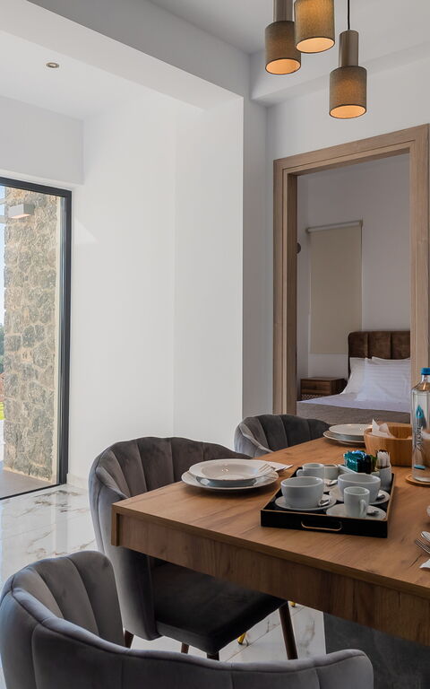 Villa Olivum: Kitchen, Living Room