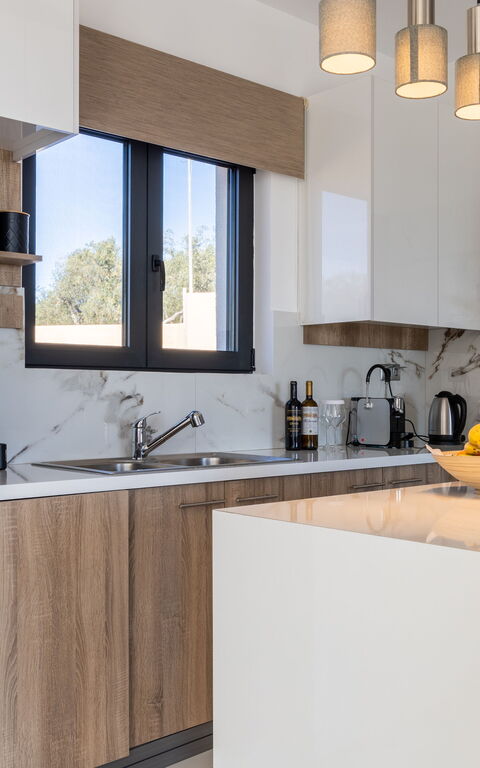 Villa Olivum: Kitchen, Living Room