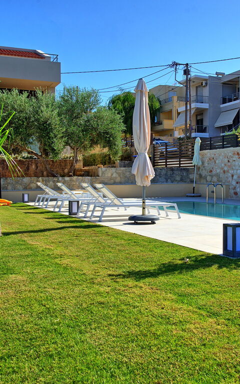 Aelia: Building Exterior, Garden, Outdoor, Pool