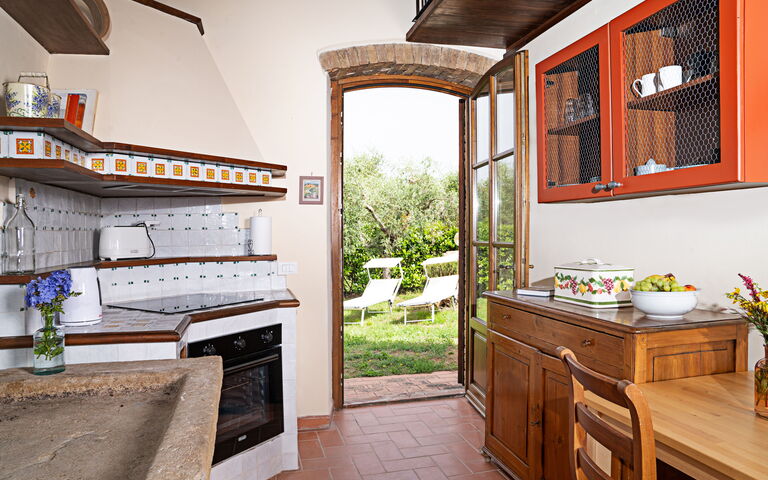 Accommodation Capanna: Dining Room, Kitchen