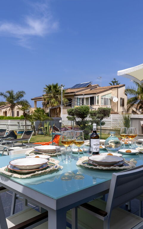 Villa Vincenzo: Balcony / Terrace / Patio, Building Exterior, Outdoor, Pool