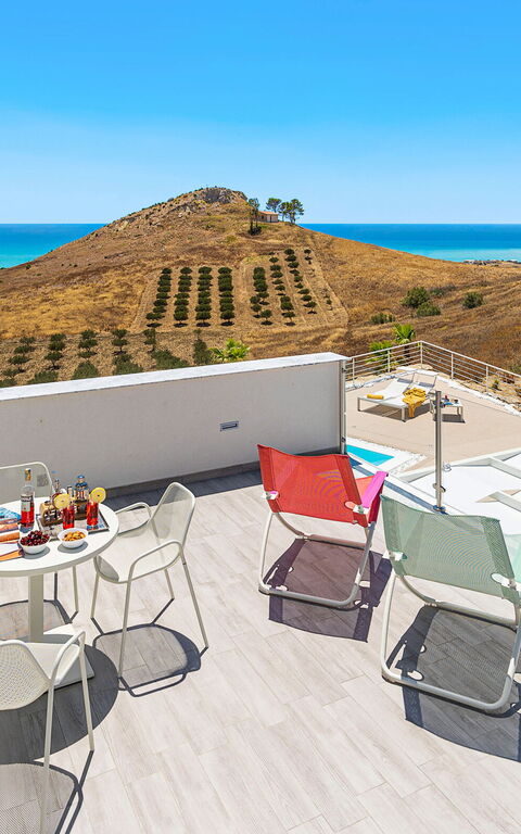 Villa Domizia: Balcony / Terrace / Patio, Scenic View