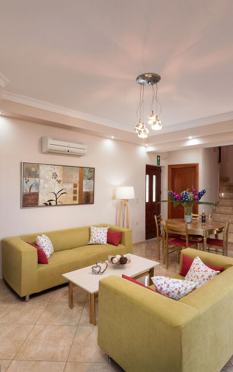 Villa Halepi: Living Room