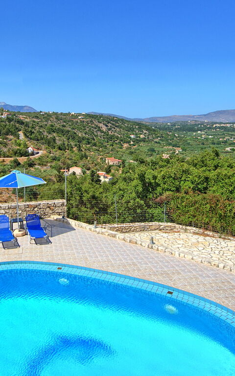 Villa Halepi: Outdoor, Pool, Scenic View, Summer