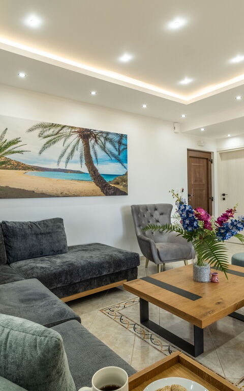 Villa Halepi: Living Room