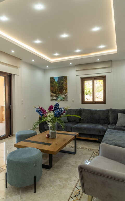 Villa Halepi: Living Room