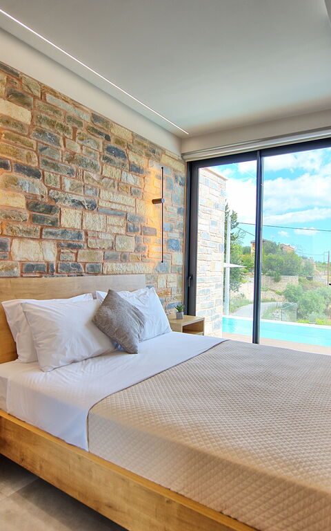 Villa Kallos: Bedroom