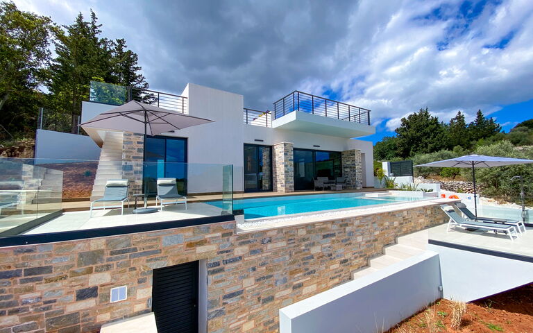 Villa Kallos: Building Exterior, Outdoor, Pool