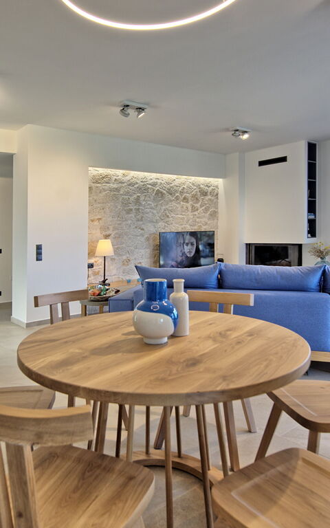 Villa Acropolitana: Kitchen, Living Room