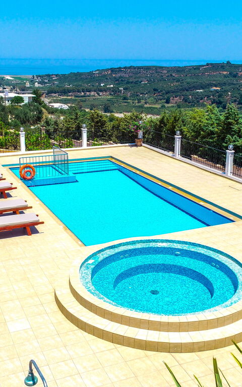 Iro Royal Villa: Building Exterior, Hot Tub, Outdoor, Pool, Scenic View