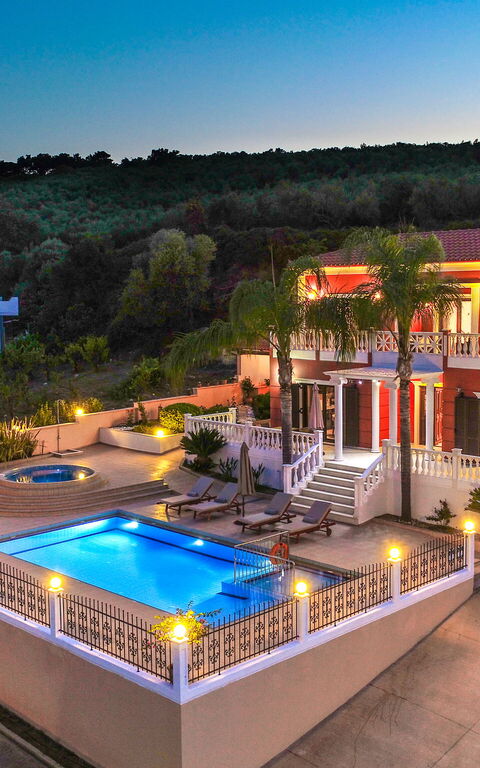 Iro Royal Villa: Main Entrance, Pool, Scenic View